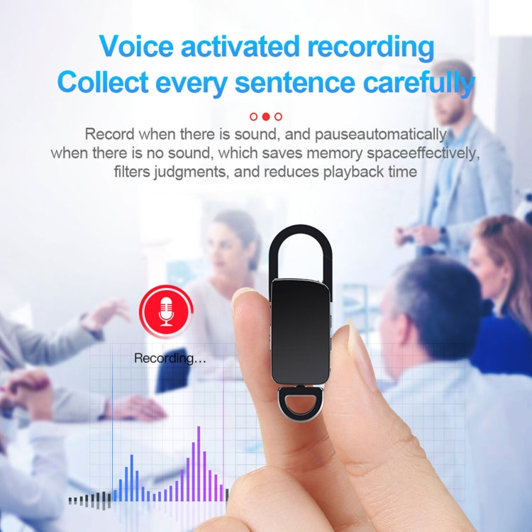 S20 32GB Keychain HD Noise Reduction Portable Recording Pen - U-Disk Recorder by PMC TechLife | Online Shopping South Africa | PMC TechLife | Buy Now Pay Later Mobicred