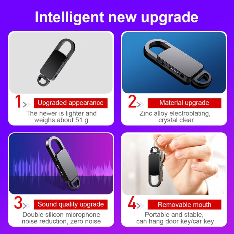 S20 64GB Keychain HD Noise Reduction Portable Recording Pen - U-Disk Recorder by PMC TechLife | Online Shopping South Africa | PMC TechLife | Buy Now Pay Later Mobicred