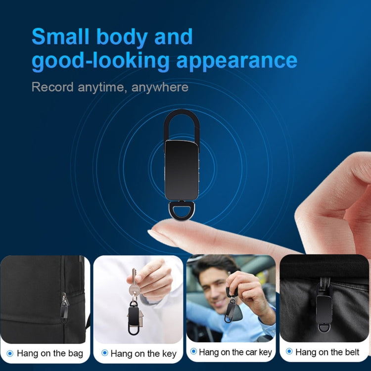 S20 64GB Keychain HD Noise Reduction Portable Recording Pen - U-Disk Recorder by PMC TechLife | Online Shopping South Africa | PMC TechLife | Buy Now Pay Later Mobicred