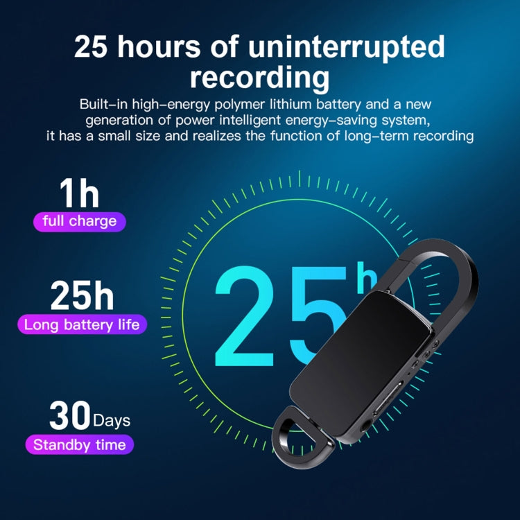 S20 64GB Keychain HD Noise Reduction Portable Recording Pen - U-Disk Recorder by PMC TechLife | Online Shopping South Africa | PMC TechLife | Buy Now Pay Later Mobicred