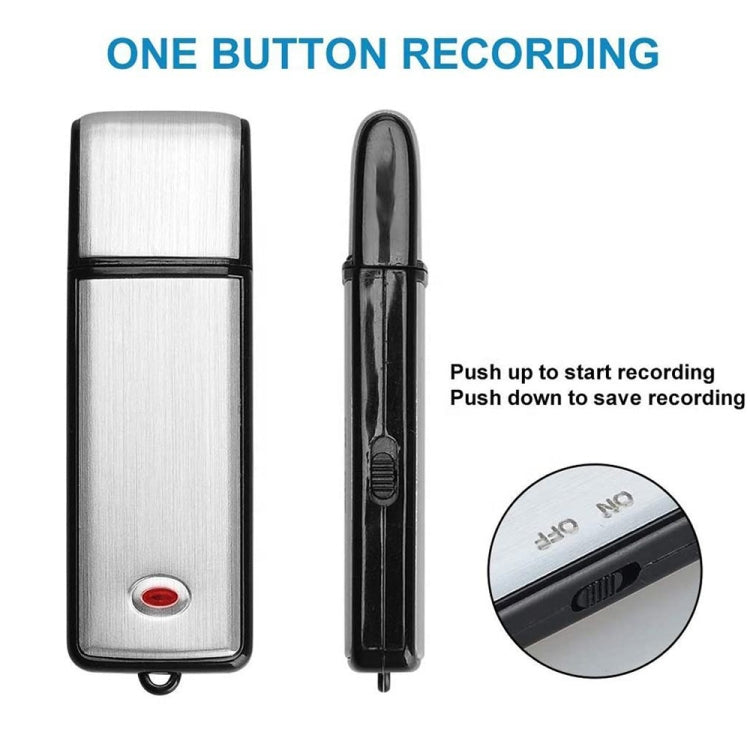 SK858 32GB Rechargeable Portable U-Disk Meeting Voice Recorder (Black) - U-Disk Recorder by PMC TechLife | Online Shopping South Africa | PMC TechLife | Buy Now Pay Later Mobicred