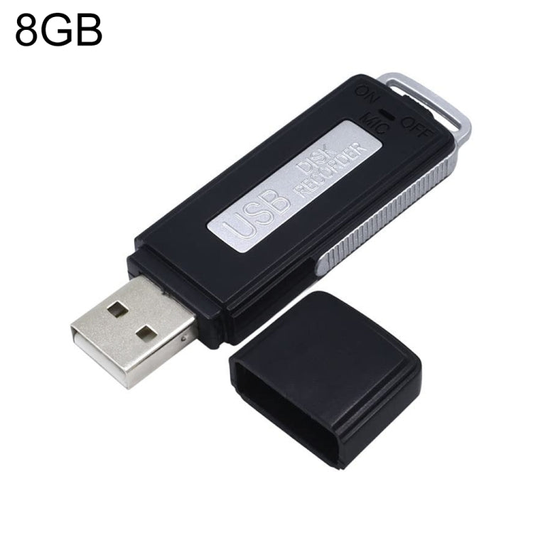 SK868 8GB Rechargeable Portable U-Disk Voice Recorder - U-Disk Recorder by PMC TechLife | Online Shopping South Africa | PMC TechLife | Buy Now Pay Later Mobicred