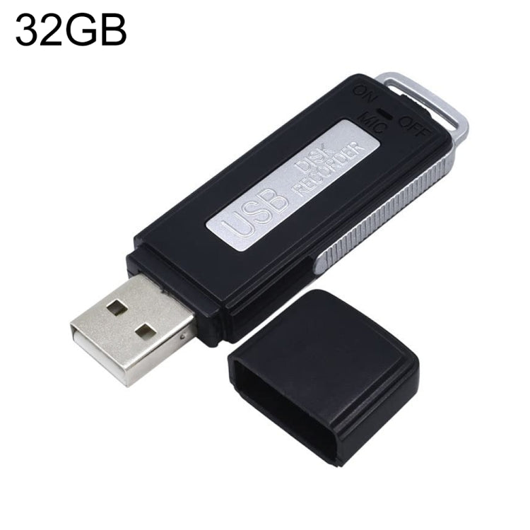 SK868 32GB Rechargeable Portable U-Disk Voice Recorder - free shipping - PMC TechLife - Order now!