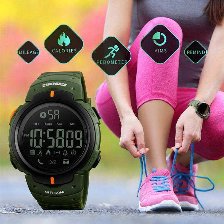 SKMEI 1301 Multifunction 50m Waterproof Sports Bluetooth Smart Watch, Compatible with Android & iOS System(Black) - free shipping - PMC TechLife - Order now!