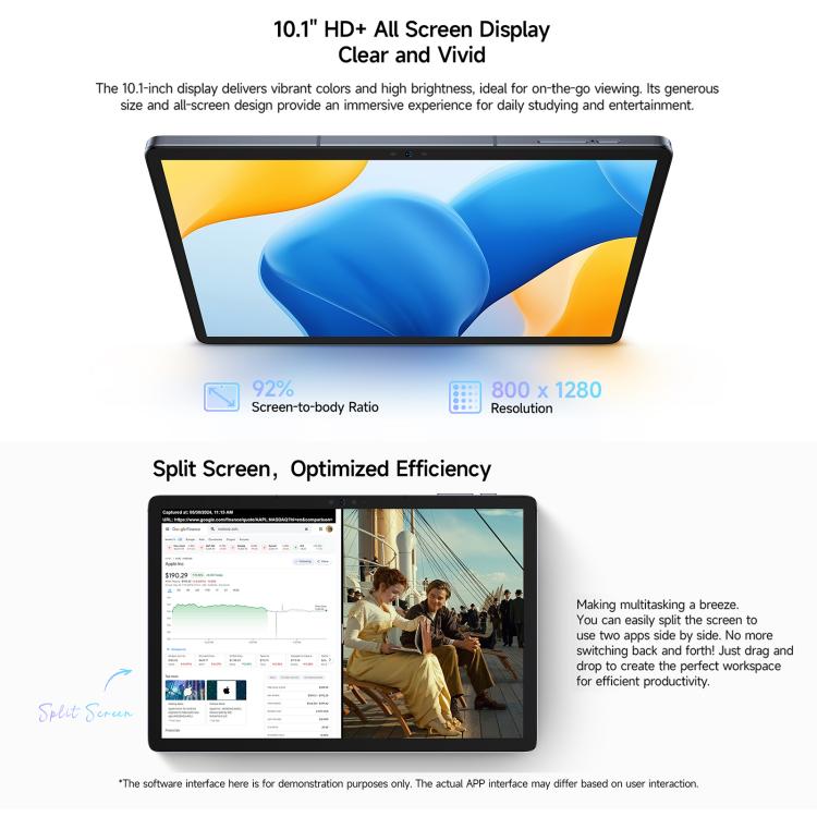 Ulefone Tab A10 Pro Tablet PC, 6GB+128GB, 11 inch Android 14 MediaTek MT8786 Octa Core 4G Network, EU Plug (Space Grey) - free shipping - PMc TechLife - Order now!