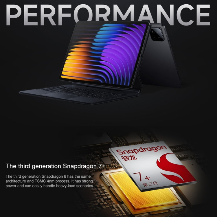 Xiaomi Pad 7 11.2 inch, 8GB+256GB, HyperOS 2 Qualcomm Snapdragon 7+ Gen3 Octa Core (Black) - free shipping - PMc TechLife - Order now!