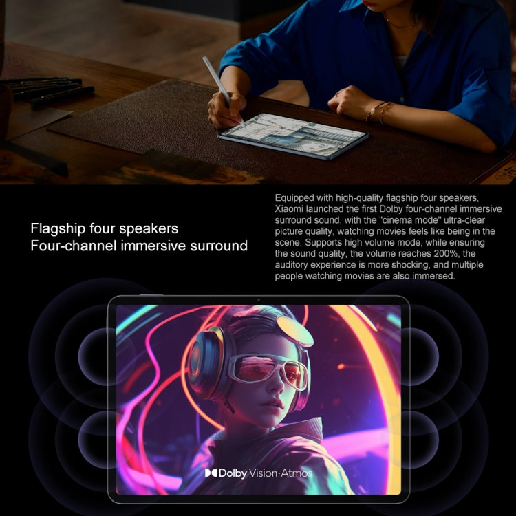 Xiaomi Pad 7 11.2 inch, 8GB+256GB, HyperOS 2 Qualcomm Snapdragon 7+ Gen3 Octa Core (Blue) - free shipping - PMc TechLife - Order now!