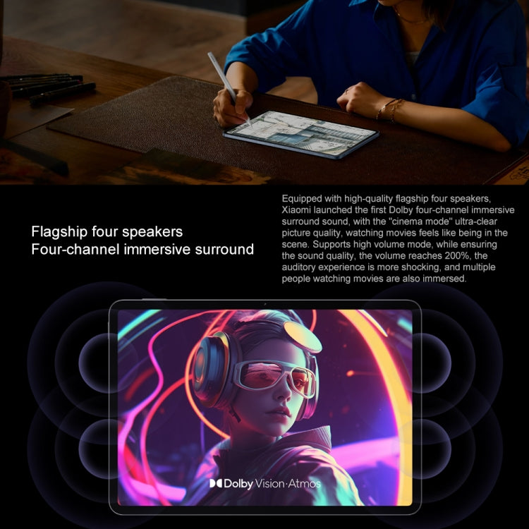 Xiaomi Pad 7 Pro 11.2 inch, 12GB+256GB, HyperOS 2 Qualcomm Snapdragon 8s Gen3 Octa Core (Blue) - free shipping - PMc TechLife - Order now!