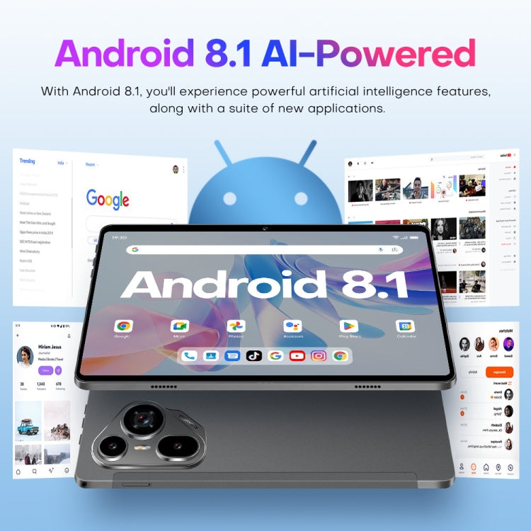 Pad7 Ultra 10.1 inch 3G Phone Call Tablet PC, 2GB+32GB, Android 8.1 MTK6737 Quad Core, AU Plug (Silver) - free shipping - PMc TechLife - Order now!