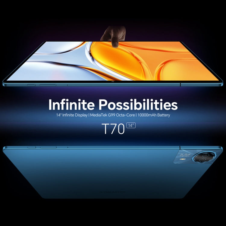 Teclast T70 4G LTE Tablet PC, 8GB+256GB, 14 inch Android 14 MediaTek Helio G99 Octa Core, Support Dual SIM - free shipping - PMc TechLife - Order now!