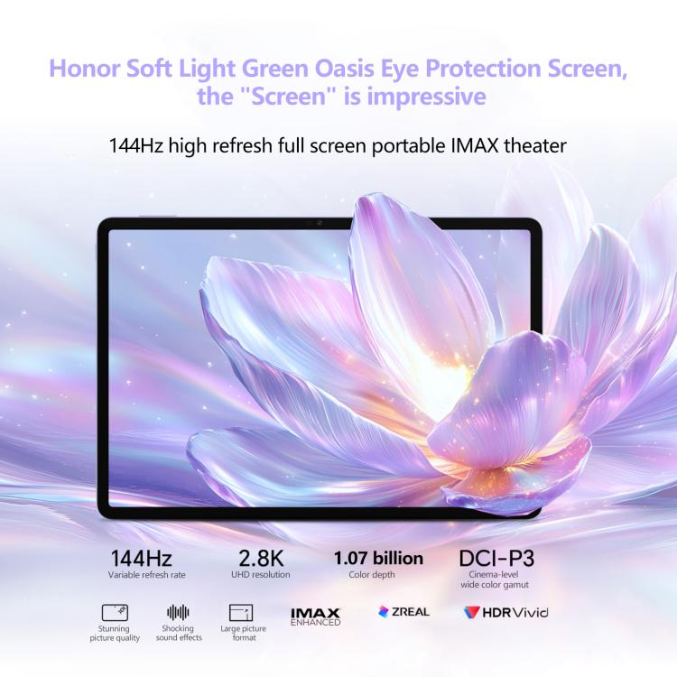 Honor Pad V9 WiFi Tablet PC, 11.5 inch 8GB+256GB MagicOS 9.0 Dimensity 8350 Ultra Octa Core (Grey) - free shipping - PMc TechLife - Order now!