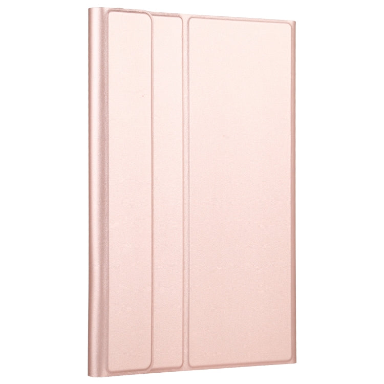A500-A Detachable Bluetooth Keyboard Ultrathin Horizontal Flip Leather Tablet Case with Touchpad & Holder for Samsung Galaxy Tab A7 10.4 (2020) T500 / T505(Rose Gold) - Samsung Keyboard by PMC TechLife | Online Shopping South Africa | PMC TechLife | Buy Now Pay Later Mobicred