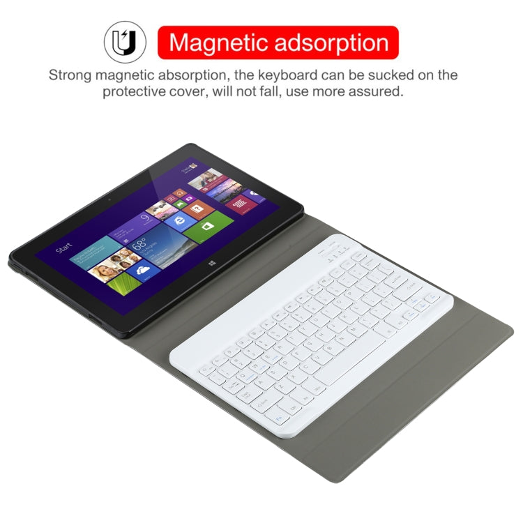 AM12 2 in 1 Removable Bluetooth Keyboard + Protective Leather Tablet Case with Holder for Lenovo Tab P11 (Tab-J606F)(Rose Gold) - Lenovo Keyboard by PMC TechLife | Online Shopping South Africa | PMC TechLife