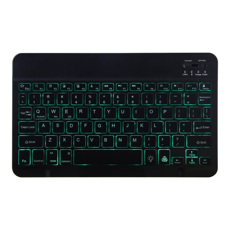DY-M10ReL-S 2 in 1 Removable Bluetooth Keyboard + Protective Leather Tablet Case with Backlight & Holder for Lenovo Tab M10 FHD REL(Black) - Lenovo Keyboard by PMC TechLife | Online Shopping South Africa | PMC TechLife