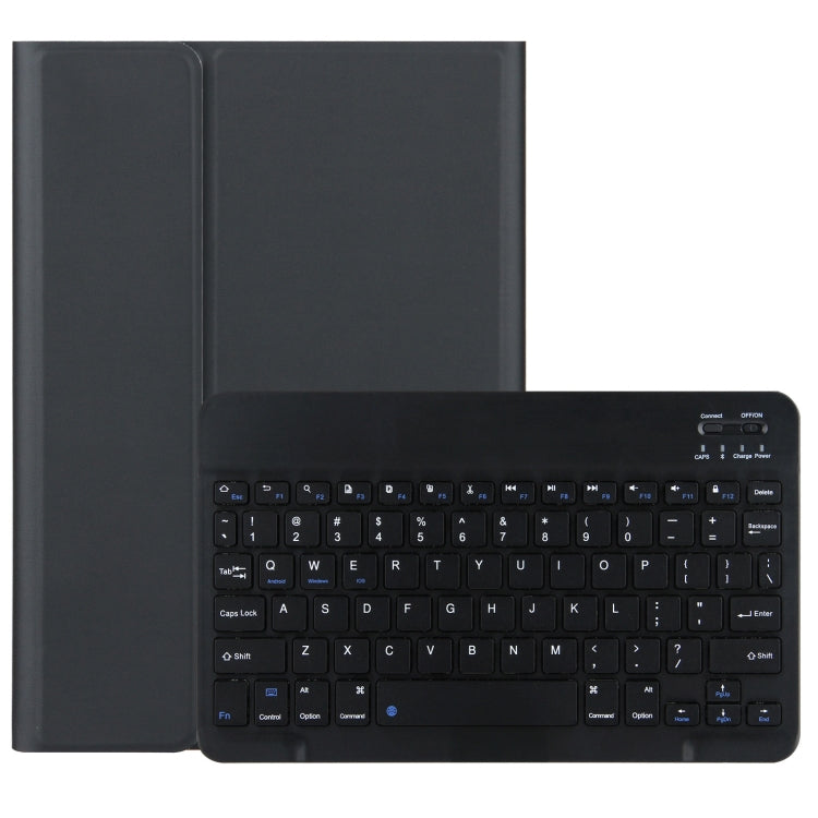 DY-E10 2 in 1 Removable Bluetooth Keyboard + Protective Leather Tablet Case with Holder for Lenovo Tab E10(Black) - Lenovo Keyboard by PMC TechLife | Online Shopping South Africa | PMC TechLife