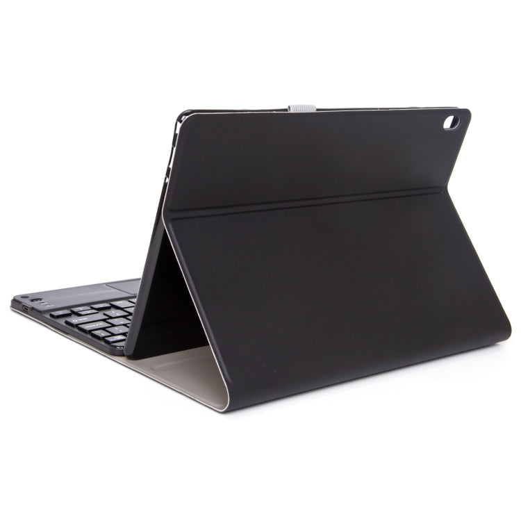 DY-P10-C 2 in 1 Removable Bluetooth Keyboard + Protective Leather Tablet Case with Touchpad & Holder for Lenovo Tab P10 10.1 inch(Black) - Lenovo Keyboard by PMC TechLife | Online Shopping South Africa | PMC TechLife