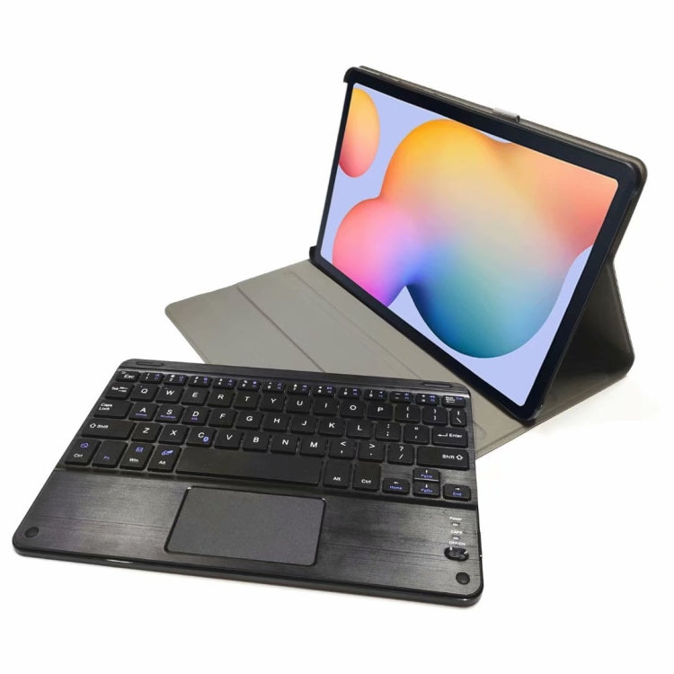 DY-P10-C 2 in 1 Removable Bluetooth Keyboard + Protective Leather Tablet Case with Touchpad & Holder for Lenovo Tab P10 10.1 inch(Blue) - Lenovo Keyboard by PMC TechLife | Online Shopping South Africa | PMC TechLife