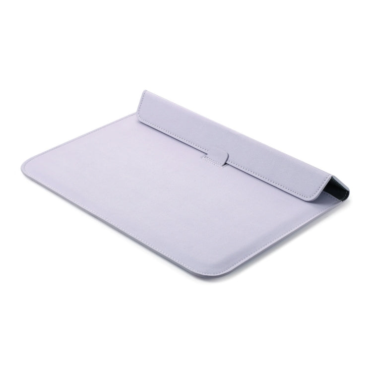 Universal Envelope Style PU Leather Case with Holder for Ultrathin Notebook Tablet PC 15.4 inch, Size: 39x28x1.5cm(Purple) - 15 inch by PMC TechLife | Online Shopping South Africa | PMC TechLife | Buy Now Pay Later Mobicred