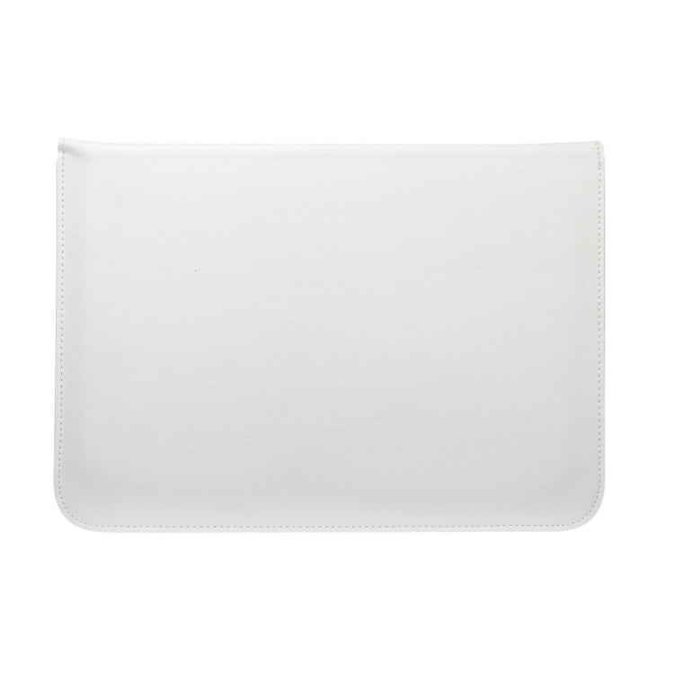 Universal Envelope Style PU Leather Case with Holder for Ultrathin Notebook Tablet PC 13.3 inch, Size: 35x25x1.5cm(White) - 13 inch by PMC TechLife | Online Shopping South Africa | PMC TechLife | Buy Now Pay Later Mobicred