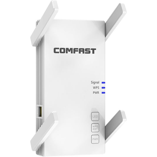 COMFAST CF-AC2100 2100Mbps Wireless WIFI Signal Amplifier Repeater Booster Network Router with 4 Antennas, EU Plug - Broadband Amplifiers by COMFAST | Online Shopping South Africa | PMC Jewellery | Buy Now Pay Later Mobicred