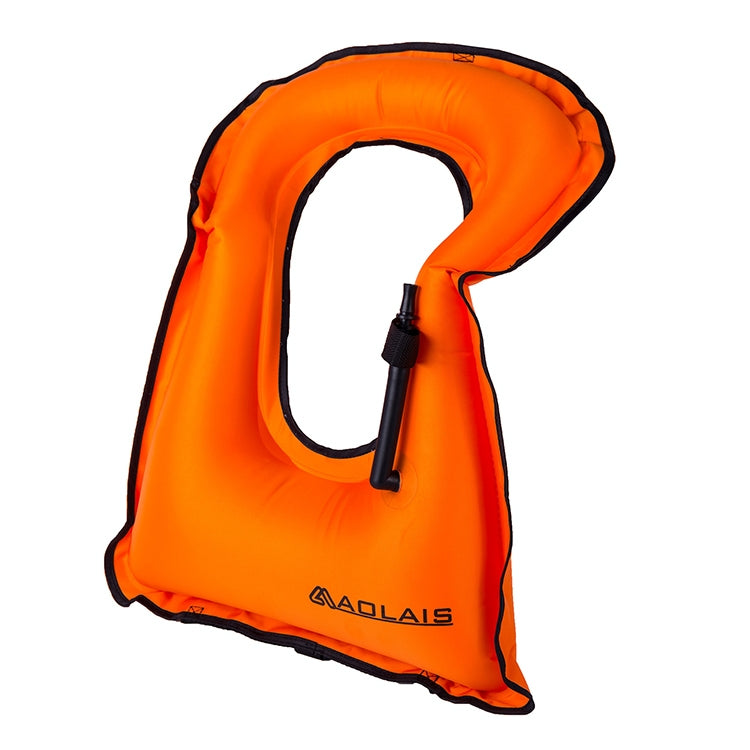 Children Portable Snorkeling Buoyancy Inflatable Vest Life Jacket Swimming Equipment, Size:510*400mm (Orange) - Water Safety Products by PMC Jewellery | Online Shopping South Africa | PMC Jewellery