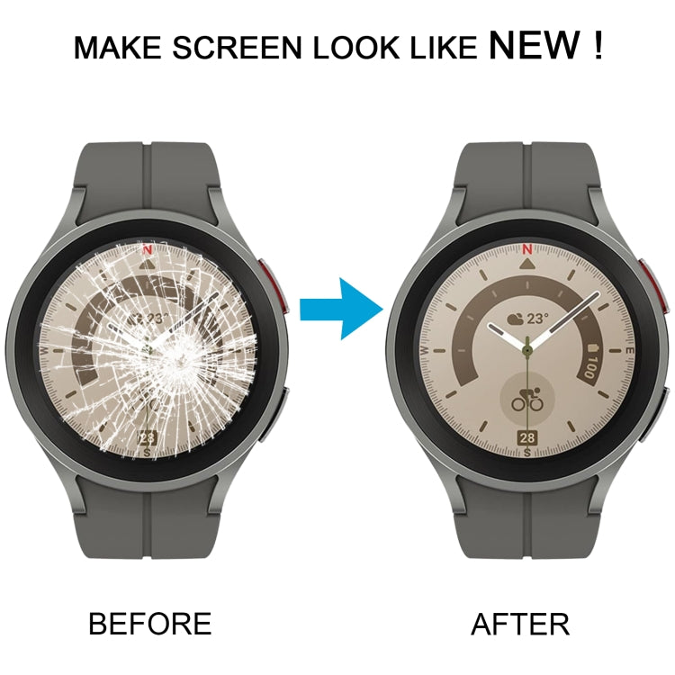 Original LCD Screen Digitizer Full Assembly with Frame for Samsung Galaxy Watch5 Pro 45mm SM-R920/R925 (Grey) - free shipping - PMc TechLife - Order now!