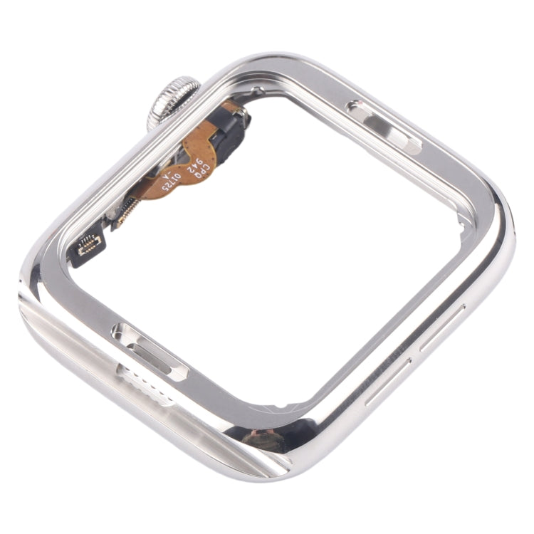For Apple Watch Series 4 40mm LTE Stainless Steel Middle Frame Bezel Plate with Crown Spin Axis Flex Cable (Silver) - free shipping - PMC TechLife - Order now!