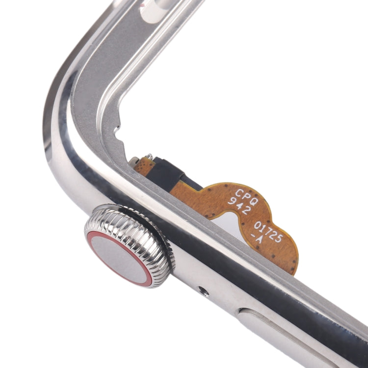 For Apple Watch Series 4 40mm LTE Stainless Steel Middle Frame Bezel Plate with Crown Spin Axis Flex Cable (Silver) - free shipping - PMC TechLife - Order now!