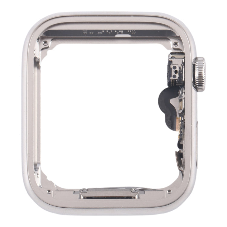 For Apple Watch Series 5 44mm LTE Stainless Steel Middle Frame Bezel Plate with Crown Spin Axis Flex Cable (Silver) - Middle Frame by PMC TechLife | Online Shopping South Africa | PMC TechLife | Buy Now Pay Later Mobicred