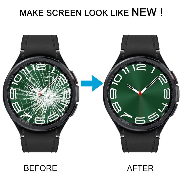 For Samsung Galaxy Watch6 Classic 47mm SM-R960/R965 Original LCD Screen Digitizer Full Assembly with Frame (Silver) - free shipping - PMC TechLife - Order now!
