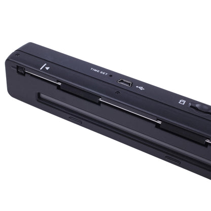 iScan01 Mobile Document Handheld Scanner with LED Display, A4 Contact Image Sensor(Black) - Portable Scanner by PMC Jewellery | Online Shopping South Africa | PMC Jewellery