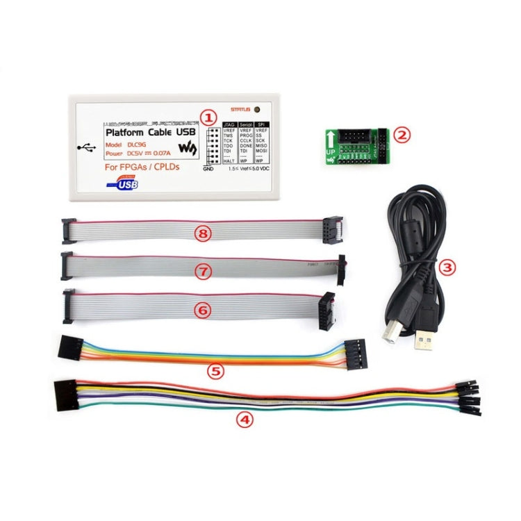 Platform Cable USB, Programmer & Debugger for Xilinx Devices - FPGA Tools by Waveshare | Online Shopping South Africa | PMC TechLife | Buy Now Pay Later Mobicred