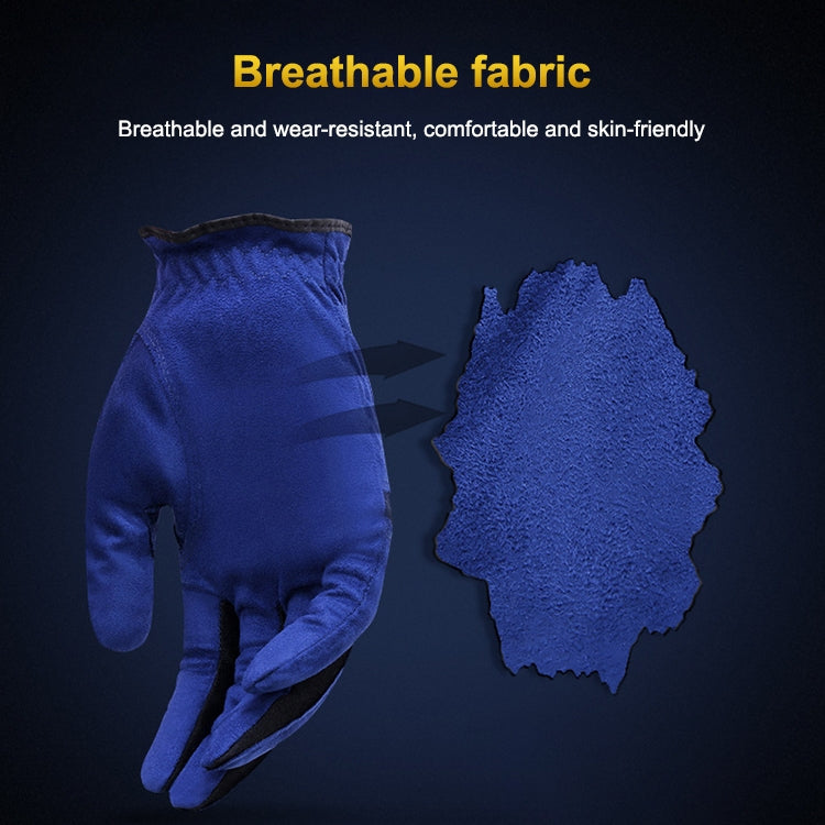 PGM Golf Microfiber Cloth Breathable Single Gloves for Men(Size: 25-Left Hand) - Safety Gloves by PGM | Online Shopping South Africa | PMC TechLife | Buy Now Pay Later Mobicred