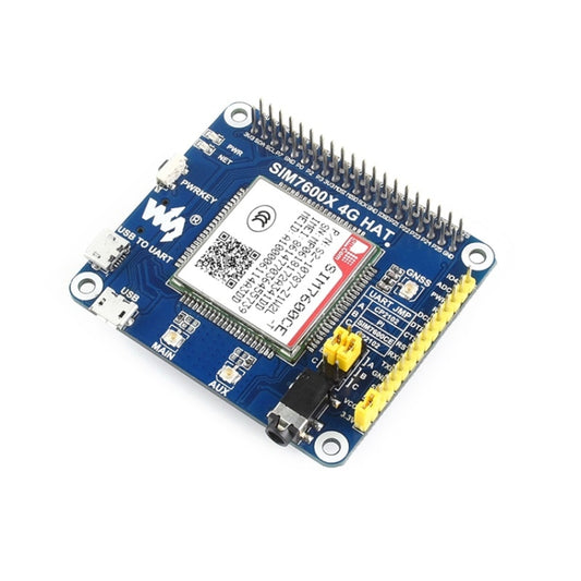 Waveshare 4G / 3G / 2G / GSM / GPRS / GNSS HAT for Raspberry Pi, LTE CAT4, for China - Modules Expansions Accessories by Waveshare | Online Shopping South Africa | PMC Jewellery