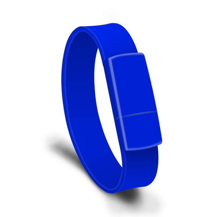 MicroDrive 32GB USB 2.0 Fashion Bracelet Wristband U Disk (Blue) - USB Flash Drives by MicroDrive | Online Shopping South Africa | PMC TechLife | Buy Now Pay Later Mobicred