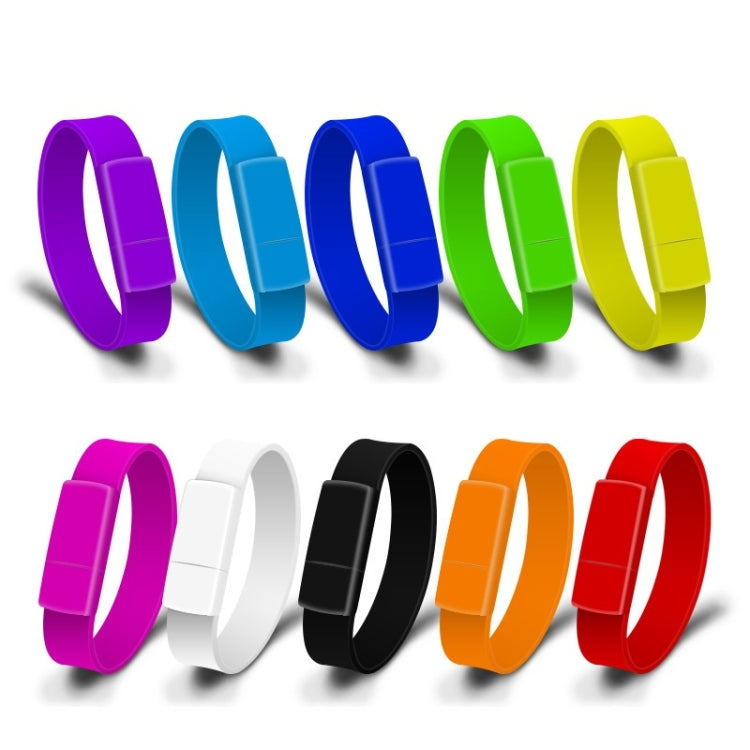 MicroDrive 64GB USB 2.0 Fashion Bracelet Wristband U Disk (Black) - USB Flash Drives by MicroDrive | Online Shopping South Africa | PMC TechLife | Buy Now Pay Later Mobicred