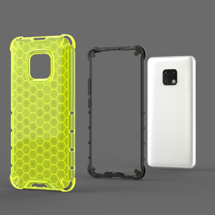 Shockproof Honeycomb PC + TPU Case for Huawei Mate 20 Pro (Transparent) - Huawei Cases by PMC Jewellery | Online Shopping South Africa | PMC Jewellery