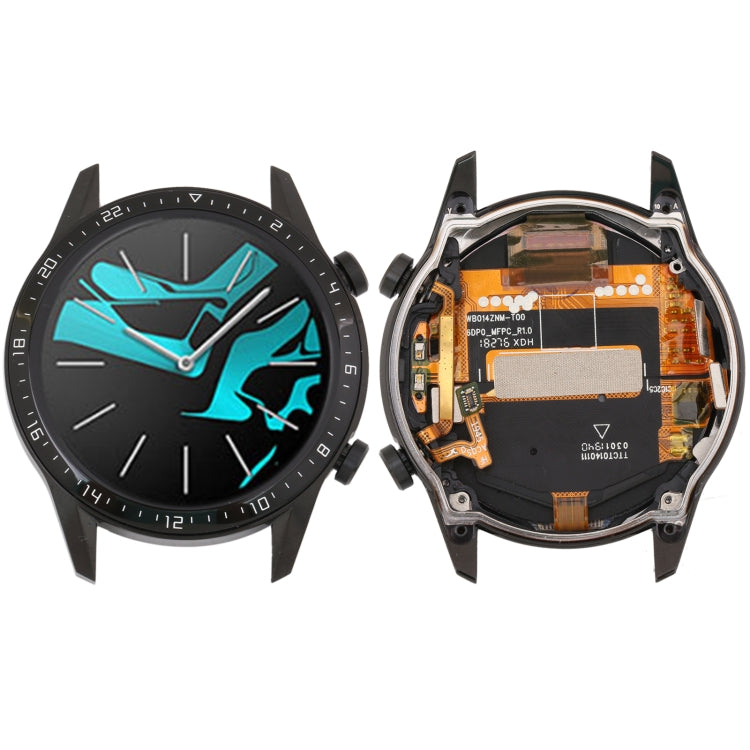 LCD Screen and Digitizer Full Assembly With Frame for Huawei Watch GT 2 46mm(Black) -  by PMC TechLife | Online Shopping South Africa | PMC TechLife