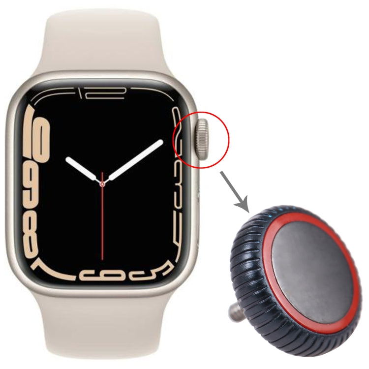 Watch Crown Nut Replacement For Apple Watch Series 7 (LTE) (Grey) -  by PMC TechLife | Online Shopping South Africa | PMC TechLife