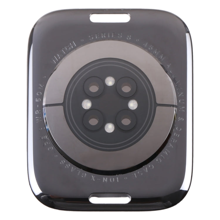 For Apple Watch Series 8 45mm GPS Glass Back Cover With Charging Module -  by PMC TechLife | Online Shopping South Africa | PMC TechLife