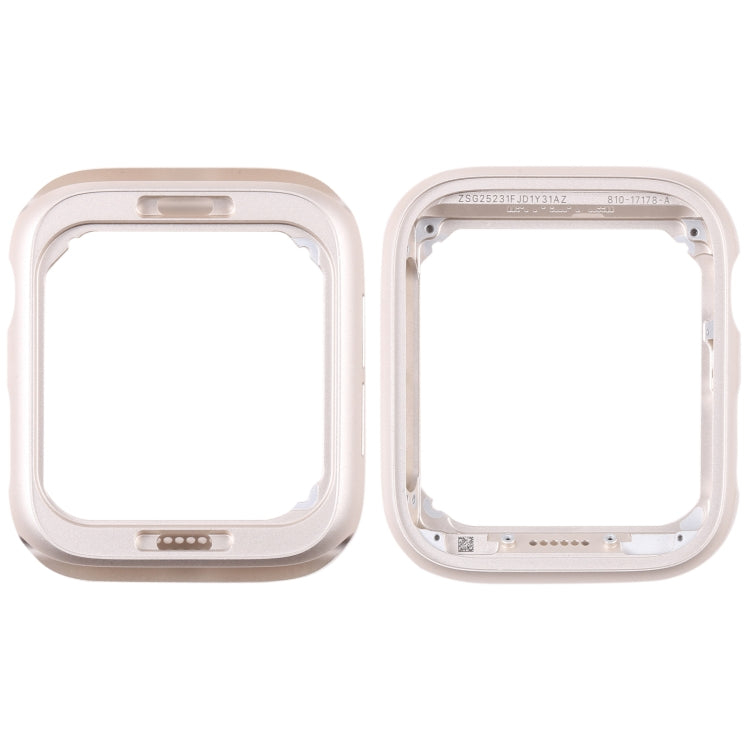 For Apple Watch Series SE 2022 44mm Stainless Steel Middle Frame Bezel Plate (Gold) -  by PMC Jewellery | Online Shopping South Africa | PMC Jewellery