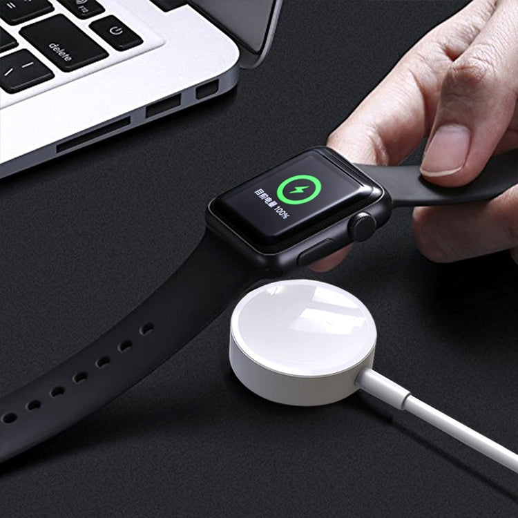 1m Magnetic Wireless Charger for Apple Watch Series Ultra & 10 / 9 / 8 / 7 / 6 / 5 / 4 / 3 / 2(White) - Charger / Holder by PMC TechLife | Online Shopping South Africa | PMC TechLife | Buy Now Pay Later Mobicred