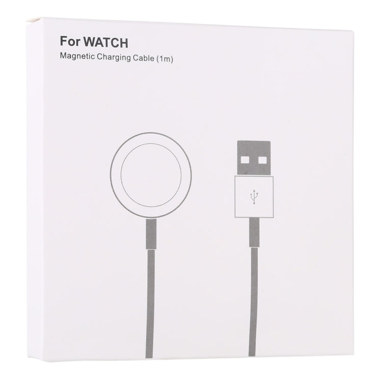 1m Magnetic Wireless Charger for Apple Watch Series Ultra & 10 / 9 / 8 / 7 / 6 / 5 / 4 / 3 / 2(White) - Charger / Holder by PMC Jewellery | Online Shopping South Africa | PMC Jewellery | Buy Now Pay Later Mobicred