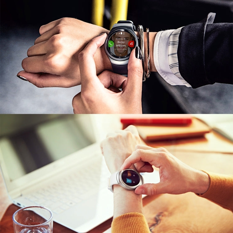 For Samsung Gear S2 Sport / Gear S2 Watch Solid Color Silicone Watchband(White) - Watch Bands by PMC TechLife | Online Shopping South Africa | PMC TechLife | Buy Now Pay Later Mobicred