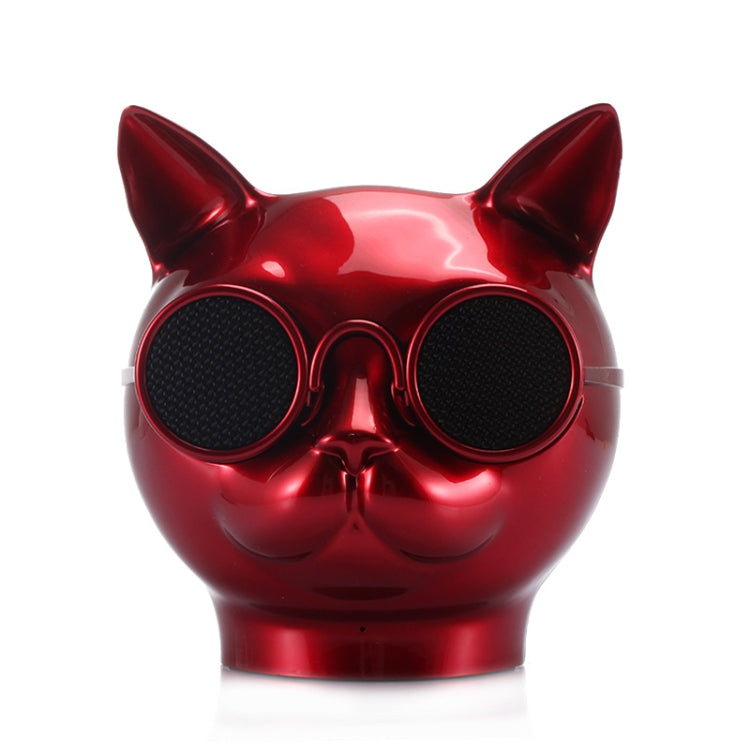 T8 Mini Cat Shape Stereo Wireless Bluetooth Speaker, Support Hands-free / TF Card / FM(Red) - Mini Speaker by PMC Jewellery | Online Shopping South Africa | PMC Jewellery