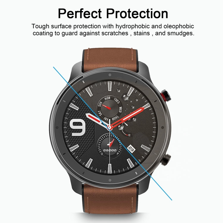 For Amazfit GTR 47mm 0.26mm 2.5D 9H Tempered Glass Film Screen Protector - free shipping - PMC TechLife - Order now!