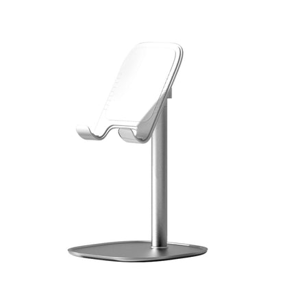 ROCK RPH0944 Adjustable Lifting 90 Degree Rotation ABS Stand Desktop Phone Tablet Holder(White) - Desktop Holder by ROCK | Online Shopping South Africa | PMC Jewellery