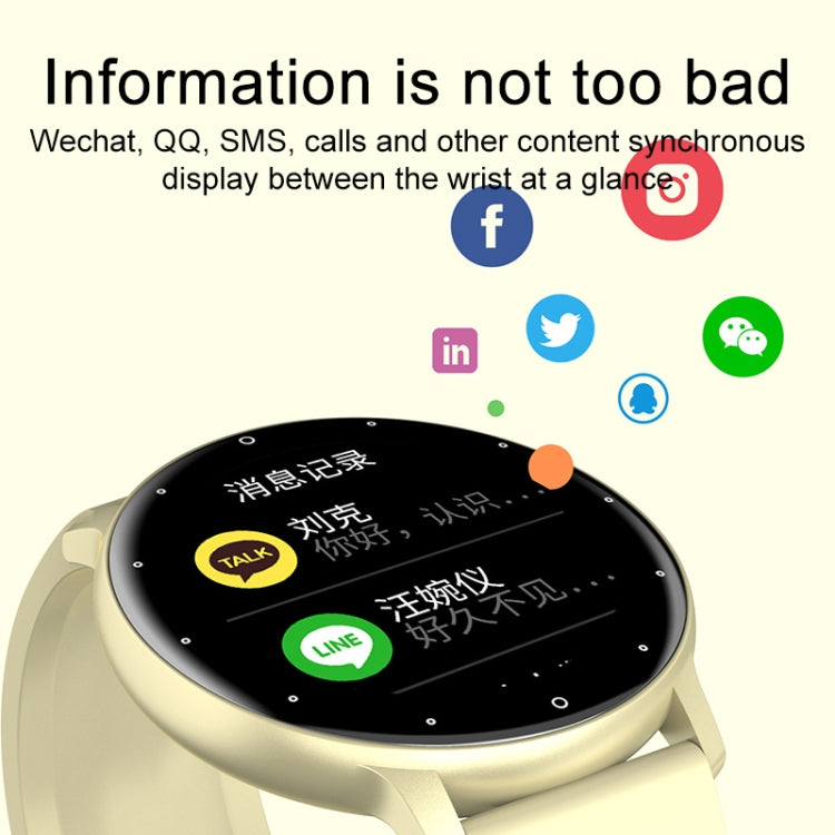 ZL02D 1.28 inch IP67 Waterproof Steel Band Smart Watch Support Heart Rate Monitoring (Gold) -  by PMC Jewellery | Online Shopping South Africa | PMC Jewellery