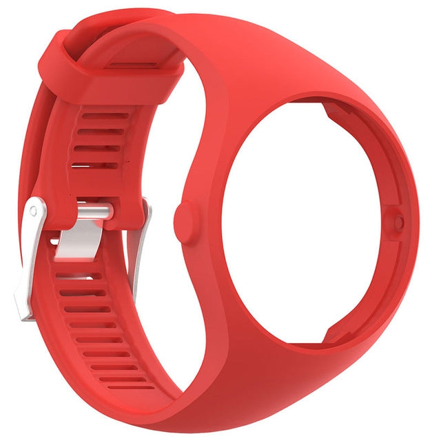 Silicone Sport Watch Band for POLAR M200(Red) -  by PMC TechLife | Online Shopping South Africa | PMC TechLife | Buy Now Pay Later Mobicred