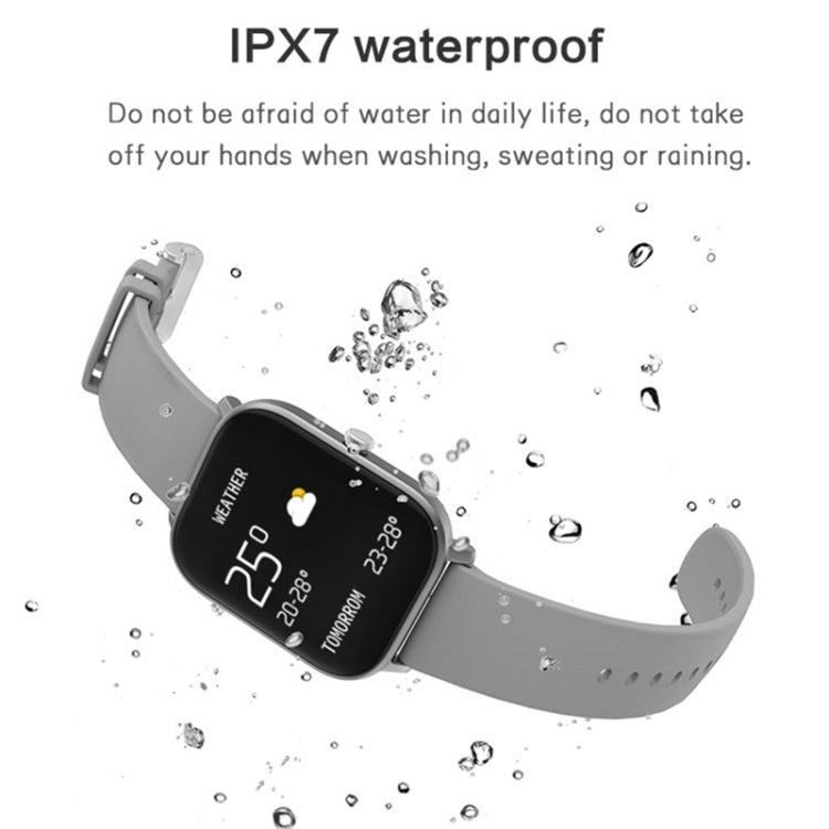 LOKMAT P8 1.4 inch Screen Waterproof Health Smart Watch, Pedometer / Sleep / Heart Rate Monitor (Black) - Smart Watches by Lokmat | Online Shopping South Africa | PMC Jewellery | Buy Now Pay Later Mobicred